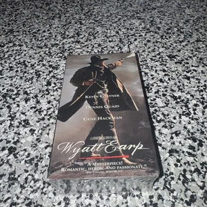 Sealed Wyatt Earp (VHS, 1994, 2-Tape Set) Minor Rip (10) - Picture 1 of 3