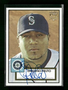 2006 Topps '52 Rookies #52S-EF Emiliano Fruto Firme Auto - Foto 1 di 2