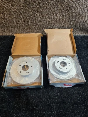 (QTY 2) Raybestos 980577FZN 96711FZN Disc Brake Rotor-Element3 Cast Iron Coated - Image 1 of 4
