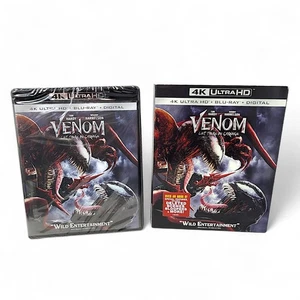 Venom Let There Be Carnage 4K Blu-ray Digital 2021 Tom Hardy w/ Slipcover NEW - Foto 1 di 7