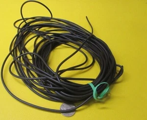 EPDM Rubber Tubing, Black, 60A, 1/8" OD x 1/16" ID x 1/32" Wall x 50 Ft - Picture 1 of 11