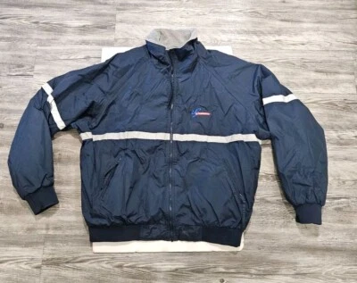 Port Authority Full Zip U.S Foods Employee Trucker Jacket Size 2XL Winter Coat - Image 1 of 4