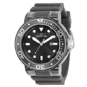 Invicta Pro Diver Men's 52mm Anatomic Double Black Lightweight Sport Watch 32334 - Picture 1 of 1