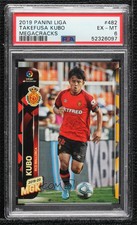 2019-20 Panini Megacracks MGK La Liga Nuevos Fichajes Takefusa Kubo #482 PSA 6