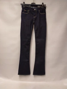 BNWT ARMANI EXCHANGE Designer Stretch Skinny Boot Jeans Logo W25 L31 RRP £110 - Picture 1 of 6