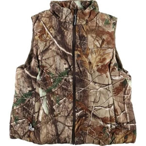 REALTREE Camouflage Pattern Real Tree Camo Reversible Padded Vest Men's XL e... - Picture 1 of 9