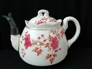Vintage Floral Ceramic Teapot - Picture 1 of 9