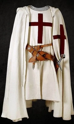 Medieval Tunic & Cloak St. George Cross Crusader Costume Men Cosplay Reenactment - Image 1 of 4