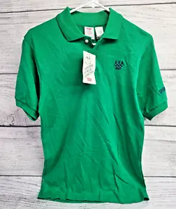 Vintage Levi's Team USA 1980 Olympic Games Polo Shirt Green Size Medium NEW NOS - Picture 1 of 9