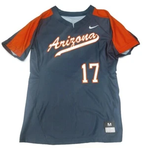 Nike Dri-Fit Arizona Wildcats #17 Softball Jersey Womens Size M Blue Red White - Picture 1 of 5