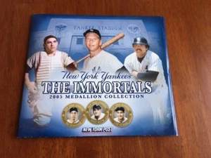 New York Post NY Yankees The Immortals 2005 Medallion Collection Factory Sealed - Bild 1 von 5