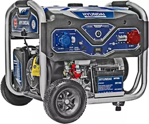 GENERATORE DI CORRENTE BENZINA MONOFASE TRIFASE AVR 5,5 KW AVVIAMENTO ELETTRICO - Foto 1 di 8
