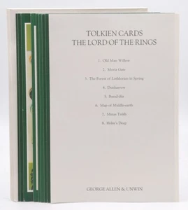 Erstausgabe Tolkien Karten Der Herr der Ringe 8 Karten/Umschläge rar - Tol - Bild 1 von 2