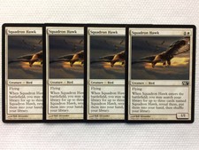 MTG 4x Squadron Hawk Core Set 2011 M11 Pauper Modern Magic the Gathering x4 NM