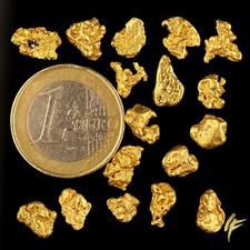 10 Gramm XXL Goldnuggets Alaska mit Zertifikat! TOP-Geschenk + Wertanlage Barren