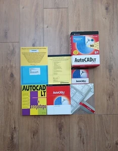 AUTOCAD AutocadLT 2000 CD SÉRIE & CD clé et manuels PN en boîte logiciel Windows98 - Photo 1/17