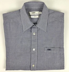 BALENCIAGA Blue Long Sleeve Button-up Shirt - Size 16 (33-34”) / 40 (84-86cm) - Picture 1 of 11