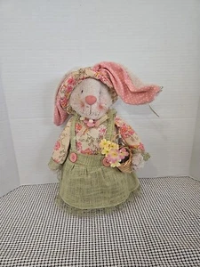 Vintage TII Collections Country Hase Häschen Plüschfigur Bohnenboden 12 Zoll - Bild 1 von 17