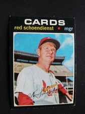 1971 Topps Baseball Card # 239 Red Schoendienst - St. Louis Cardinals (VG/EX)