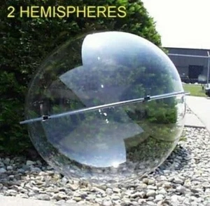 Hemisphäre Lexan klar 18"" OD x9 hoch x 0,177"" + 1"" Flansch POLYCARBONAT 16206-62 - Bild 1 von 1