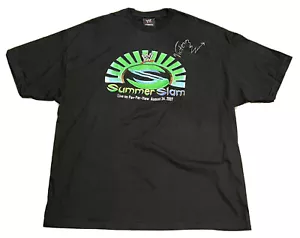 WWE Summerslam 2007 3XL Crew Shirt getragen Victoria signiert East Rutherford NJ Vintage - Bild 1 von 4