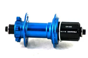 A2Z Kassettennabe Hinterradnabe Superlite blau-eloxiert Disc 6 Loch 32Loch 250g - Bild 1 von 2