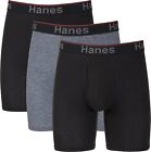 Hanes Total Support Pouch Men's Boxer Brief Underwear, Anti-Chafing, Moisture-Wi