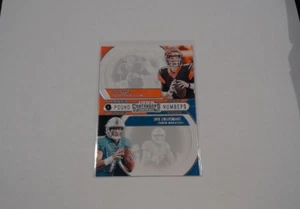 2020 Panini Contenders - Round Numbers #RN-BT Joe Burrow, Tua Tagovailoa (RC) - Picture 1 of 2