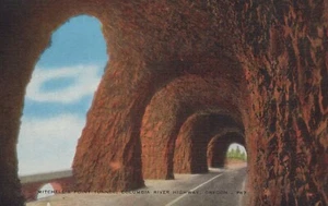 Mitchell's Point Tunnel - Columbia River Highway, Oregon - unbespickte Litho - Bild 1 von 3