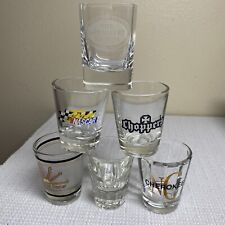 Miscellaneous Vintage Glass Shot Glasses ( Lot Of 6).