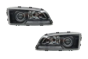 C70 S70~1996-97-2000~Sedan Clear / Black Projector Glass Headlight for VOLVO - Picture 1 of 6