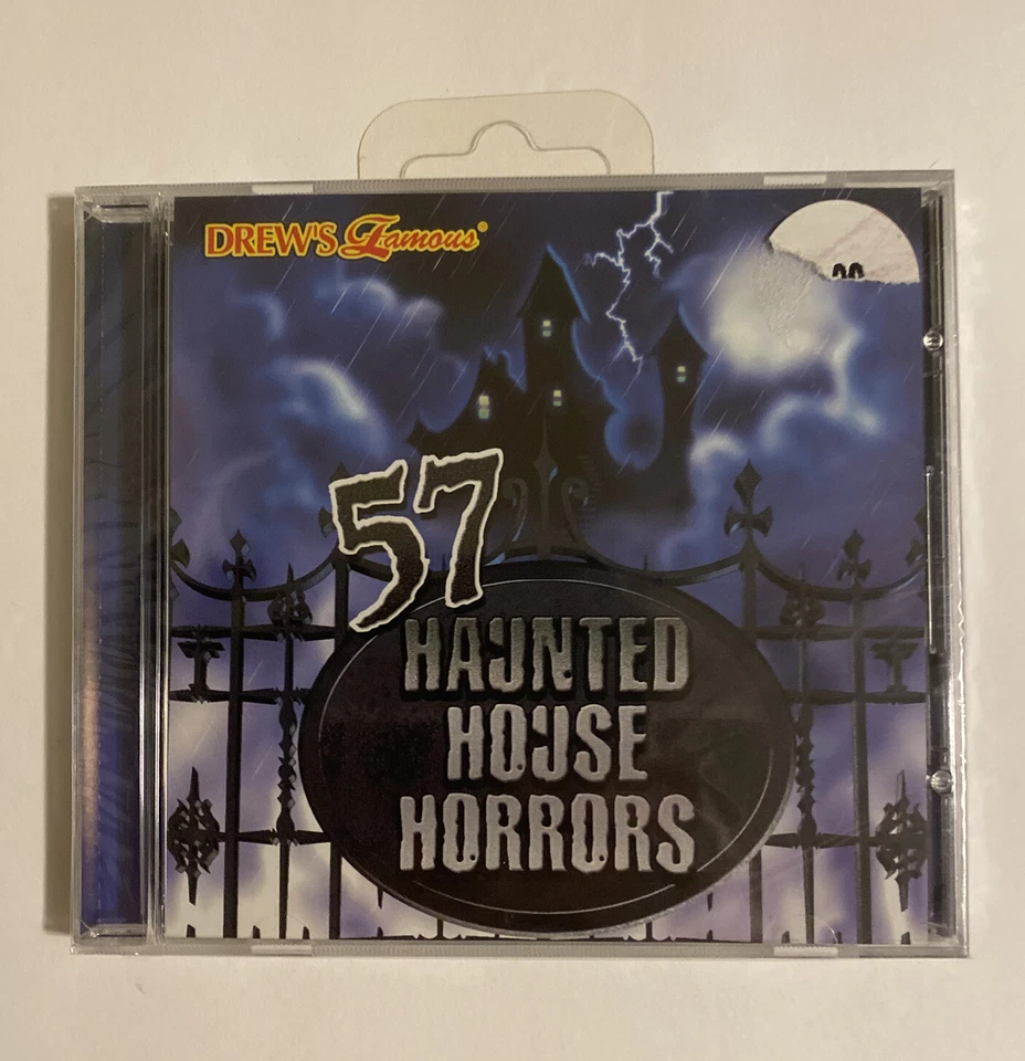 57 Haunts of Halloween CD Drew's Famous Scary Sounds Create a Haunted House
