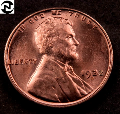 1932-D Lincoln Wheat Penny Cent ~ Gem BU (red) ~ *Fresh OBW Coin* ~ 1 Coin Cover
