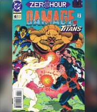 Damage Vs. The New Titans #6 DC Comics Zero Hour Comic Book Joyner Sept. 1994