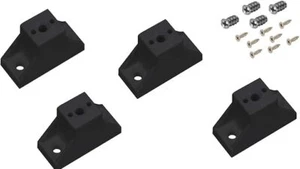 5/8" Black Drawer Slide Spacers Set of 4 with Screws - Picture 1 of 1