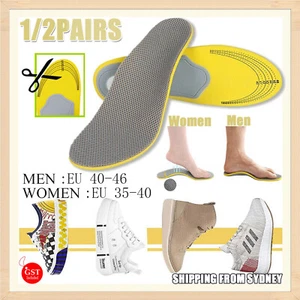 Orthotic Shoe Insoles Arch Support Pain Relief Orthopedic Inner Sole Men/Women - Picture 1 of 16