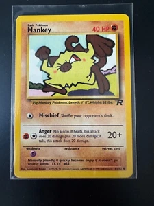 MANKEY 61/82 Team Rocket Pokemon Card LP-NM - Picture 1 of 1