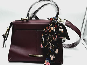 Borsa a tracolla nuova con etichette Steve Madden vino ecopelle PU breese piccola donna - Foto 1 di 15