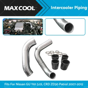 ALUNMINUM INTERCOOLER PIPING PIPE fit NISSAN GU Y61 3.0L CRD ZD30 PATROL 2007-12 - Picture 1 of 8