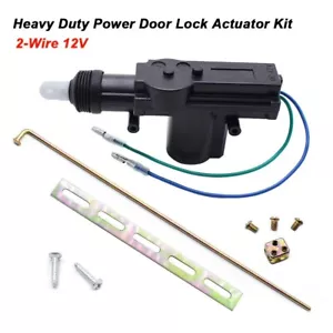 12V Car Universal Auto Heavy-Duty Power Door Lock Actuator Motor 2 Wire Duty USA - Picture 1 of 3