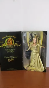 MATTEL 22832 MGM Edición Limitada BARBIE DORADA HOLLYWOOD ~1998~Nueva en Caja - Imagen 1 de 8