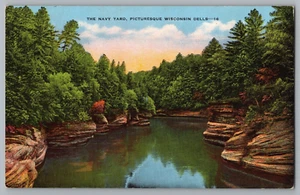 The Navy Yard, Wisconsin Dells Postcard - Picture 1 of 2