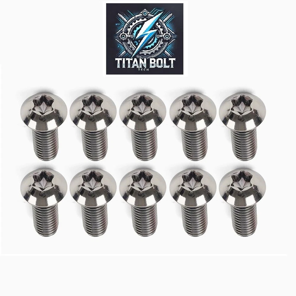 Titanium Front Disc Brake Rotor Bolts Ducati 899 959 1199 1299 V2 V4 V4S V4SP V4 - Image 1 of 4