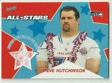 STEVE HUTCHINSON 2005 Topps Bazooka ALL-STARS Player Worn Pro Bowl JERSEY Relic