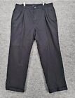 Neuf avec étiquettes pantalon gréement Nautica homme 46x32. Noir, chinois, plissé et menotté