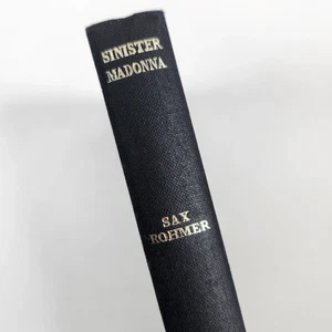 Sinister Madonna Sax Rohmer Vintage 1977 HC First US Bookfinger Edition Horror - Picture 1 of 12