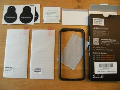 2x Screen Protector Schutzglas für iPhone 6/7/8/SE usw.  Glasfolie - Bild 1 von 3