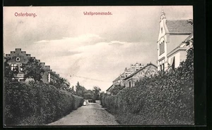 Ansichtskarte Osterburg, An der Wallpromenade 1908 - Picture 1 of 2