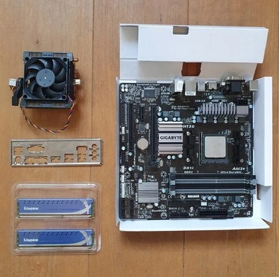 Mainboard Bundle AM3+ | Gigabyte GA-78LMT-USB3 + FX-6300 + 8GB DDR3 RAM | Kühler - Bild 1 von 3