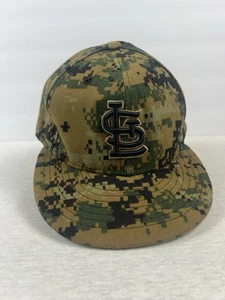 St. Louis Cardinals Camo 59FIFTY Fitted Hat 7 1/4 New Era MLB On-Field Cap - Bild 1 von 6